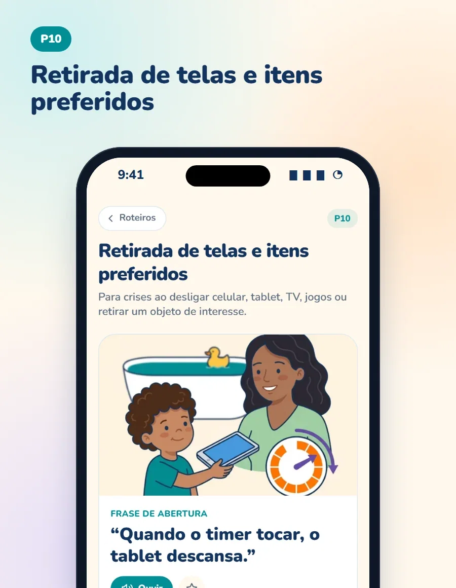 Retirada de Telas e Itens Preferidos