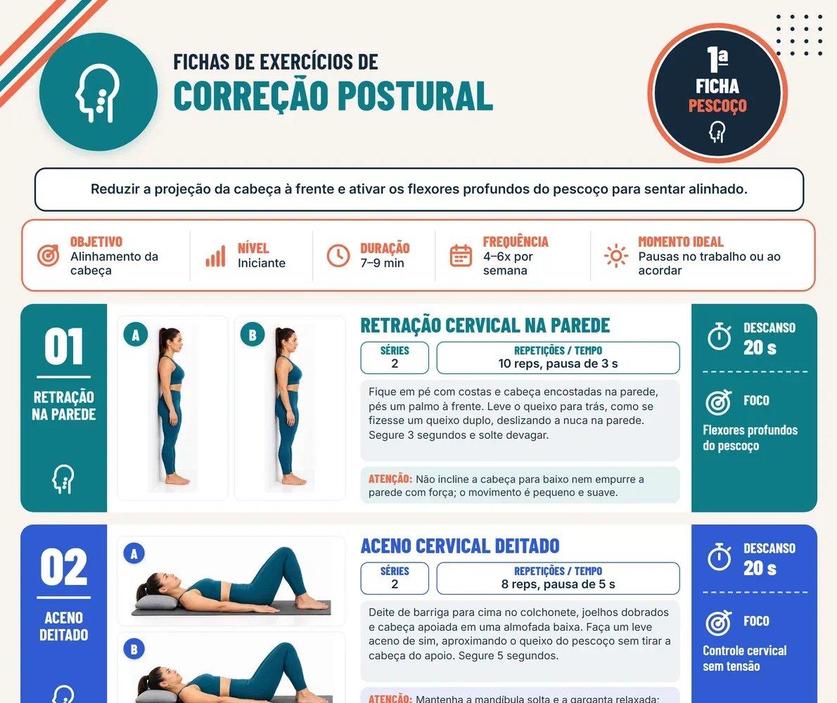 Prévia do cabeçalho da ficha: Pescoço e ombros