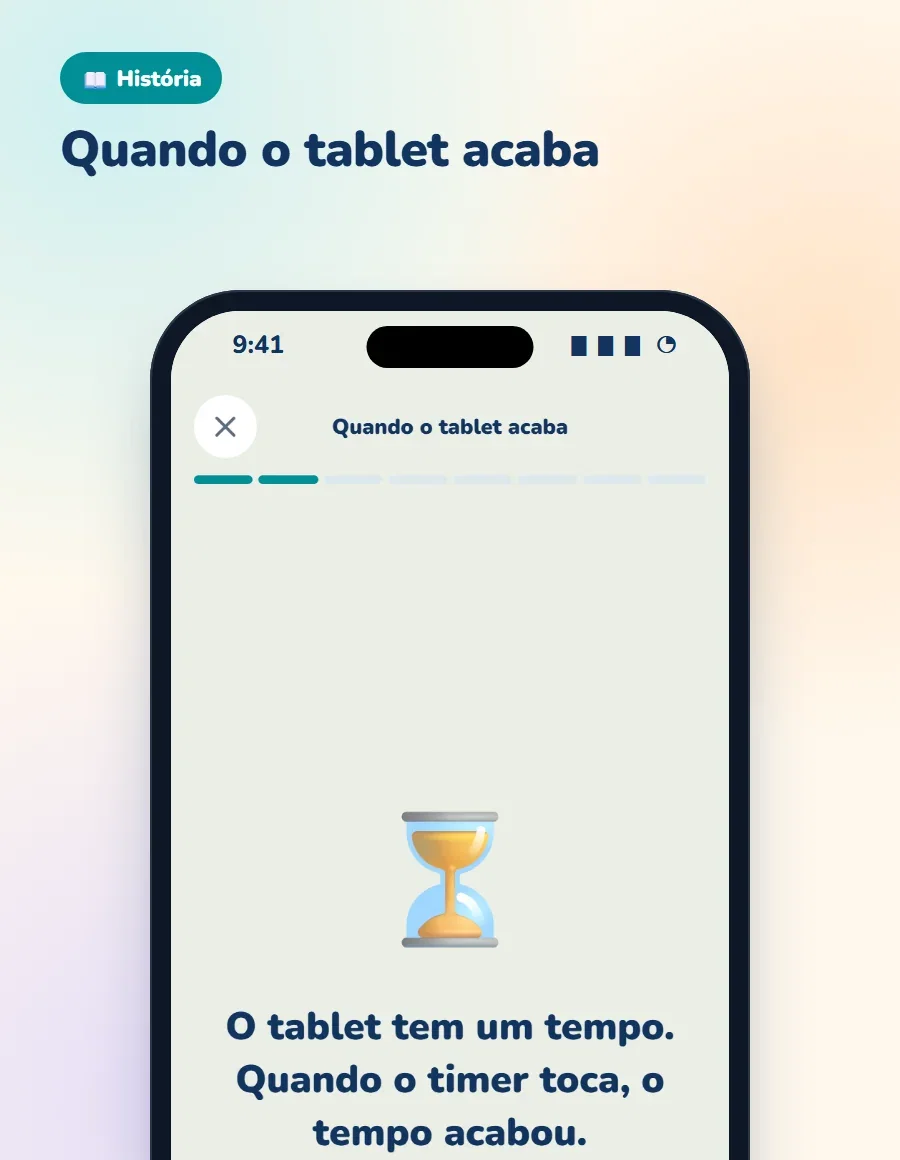 História: quando o tablet acaba
