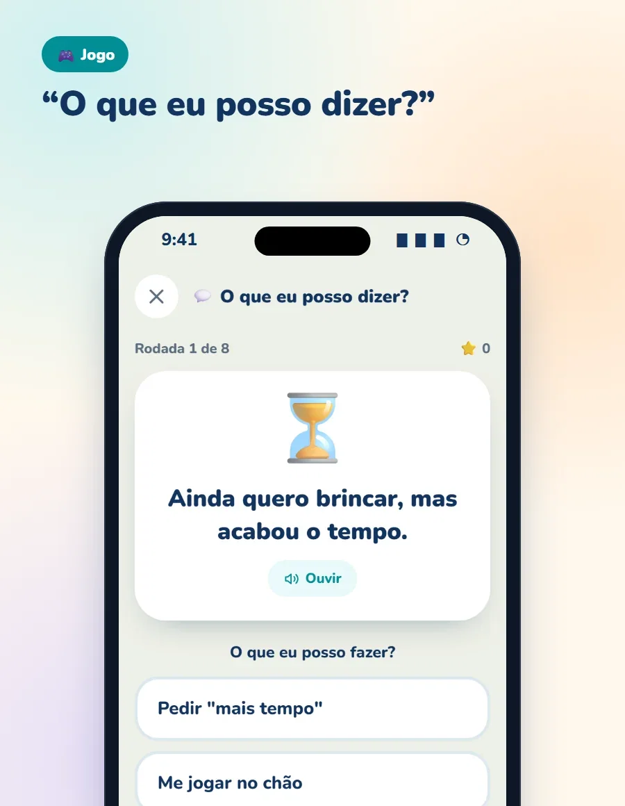 Jogo “O que eu posso dizer?”