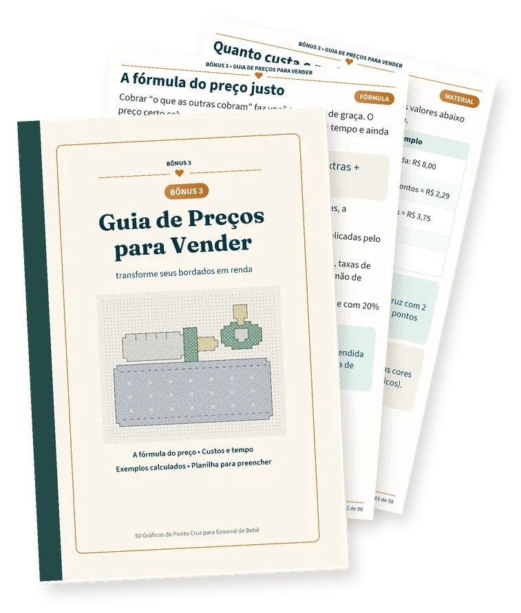 Bônus 3: Guia de Preços para Vender