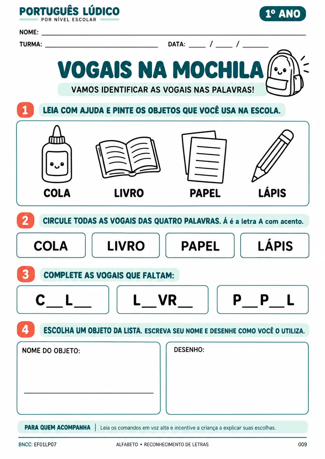 Página real do Português Lúdico: 009