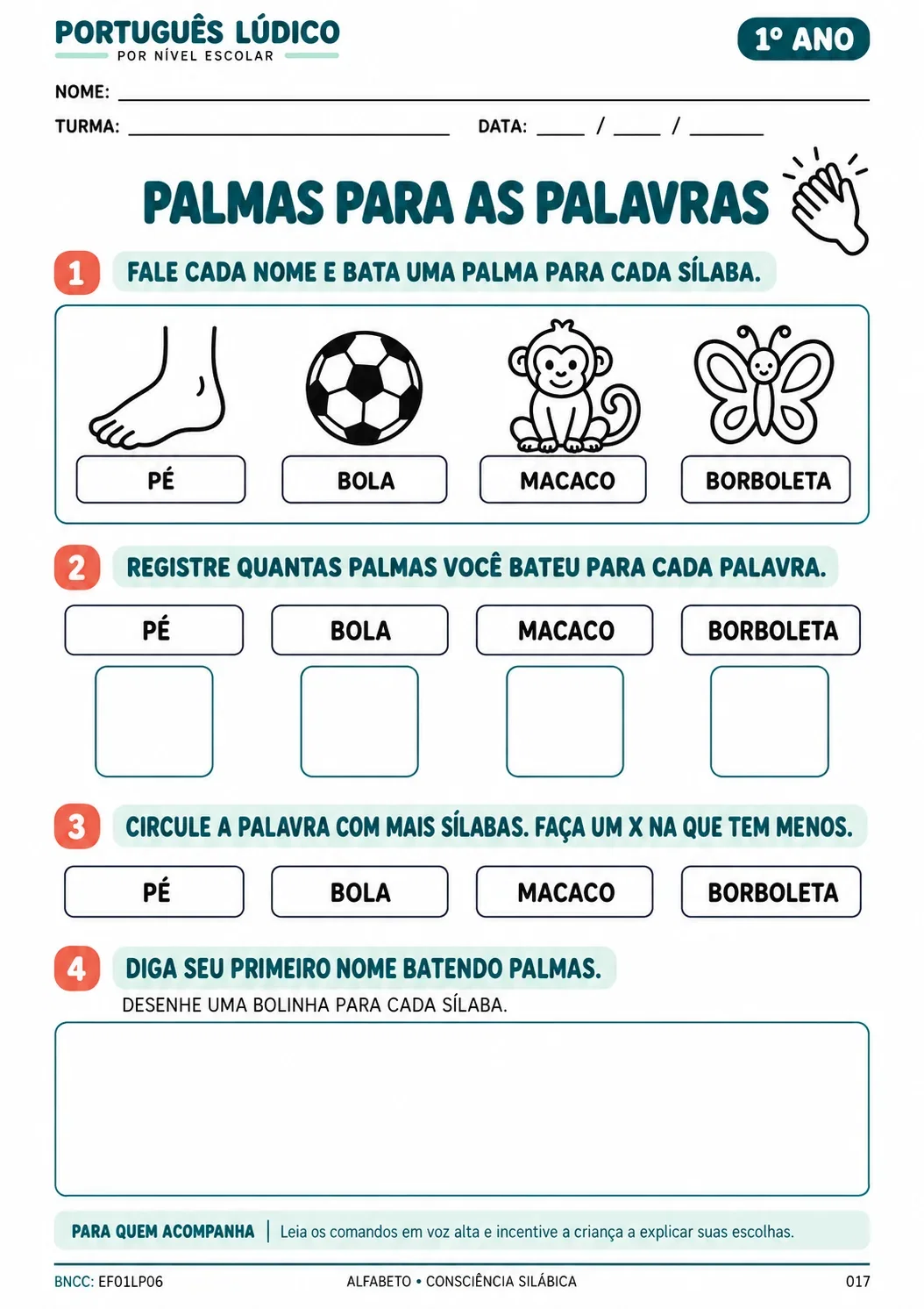 Página real do Português Lúdico: 017