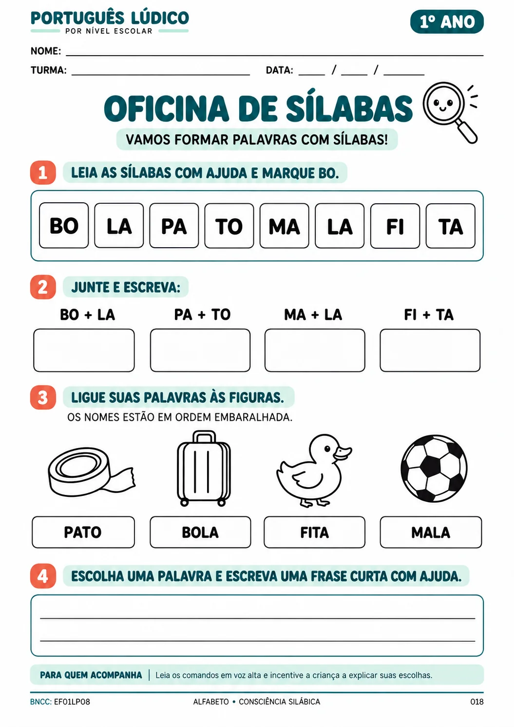 Página real do Português Lúdico: 018