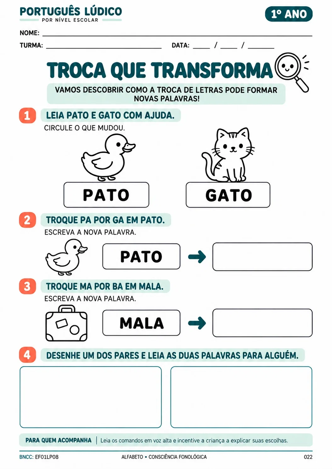 Página real do Português Lúdico: 022