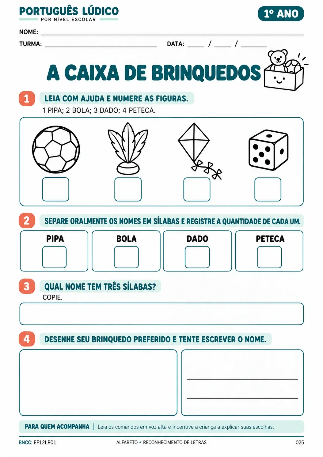 Página real: A Caixa de Brinquedos