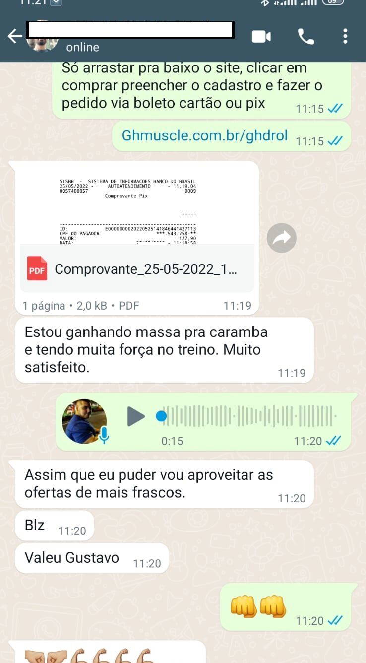 Transformação real com GHDROL