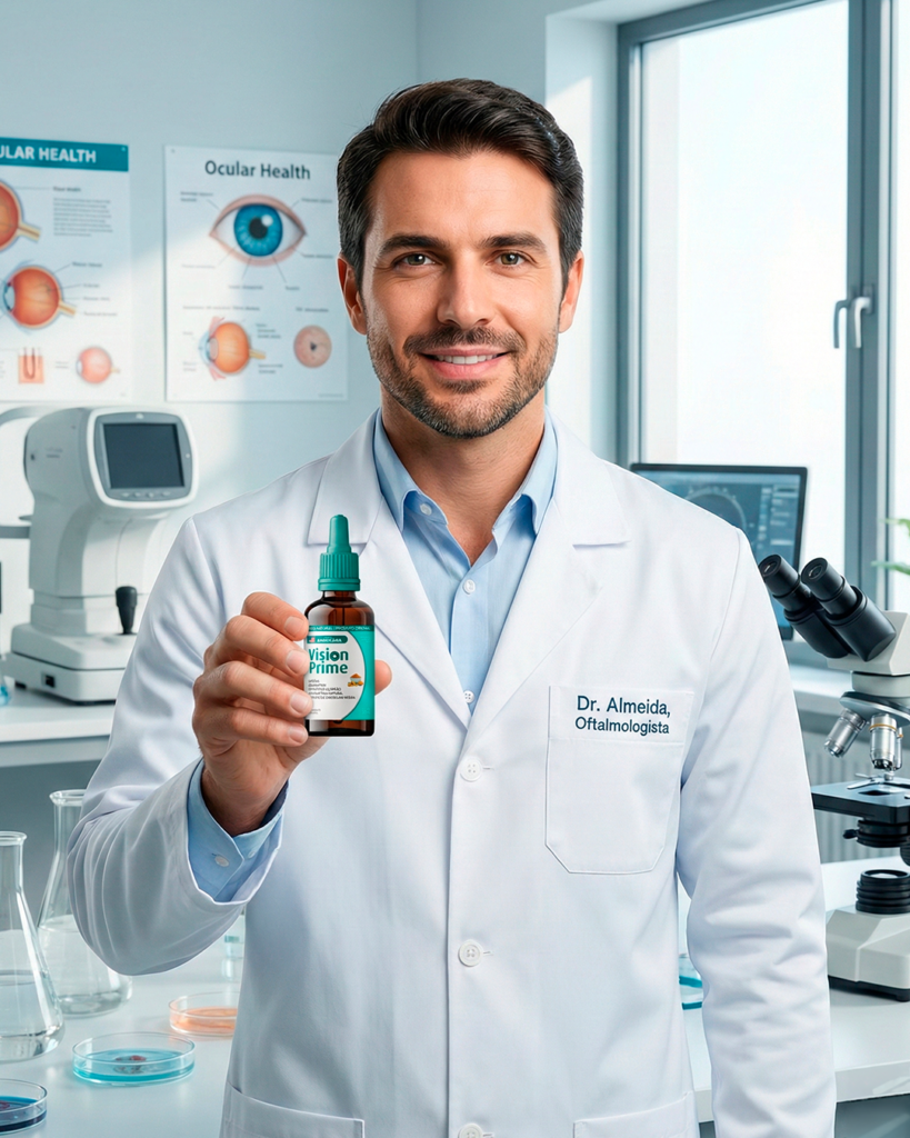 Médico recomendando Vision Prime