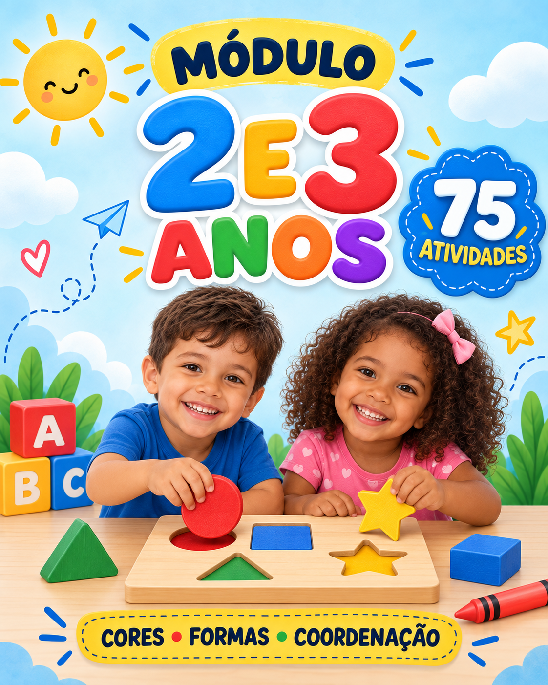 Capa do módulo de atividades para 2 e 3 anos