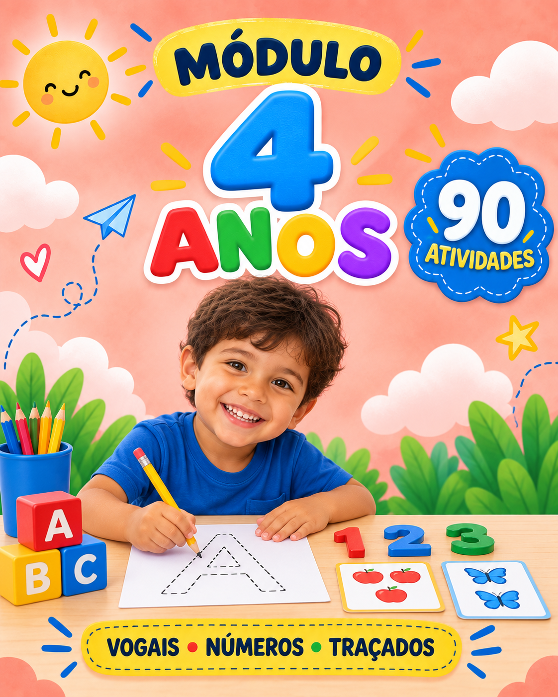 Capa do módulo de atividades para 4 anos