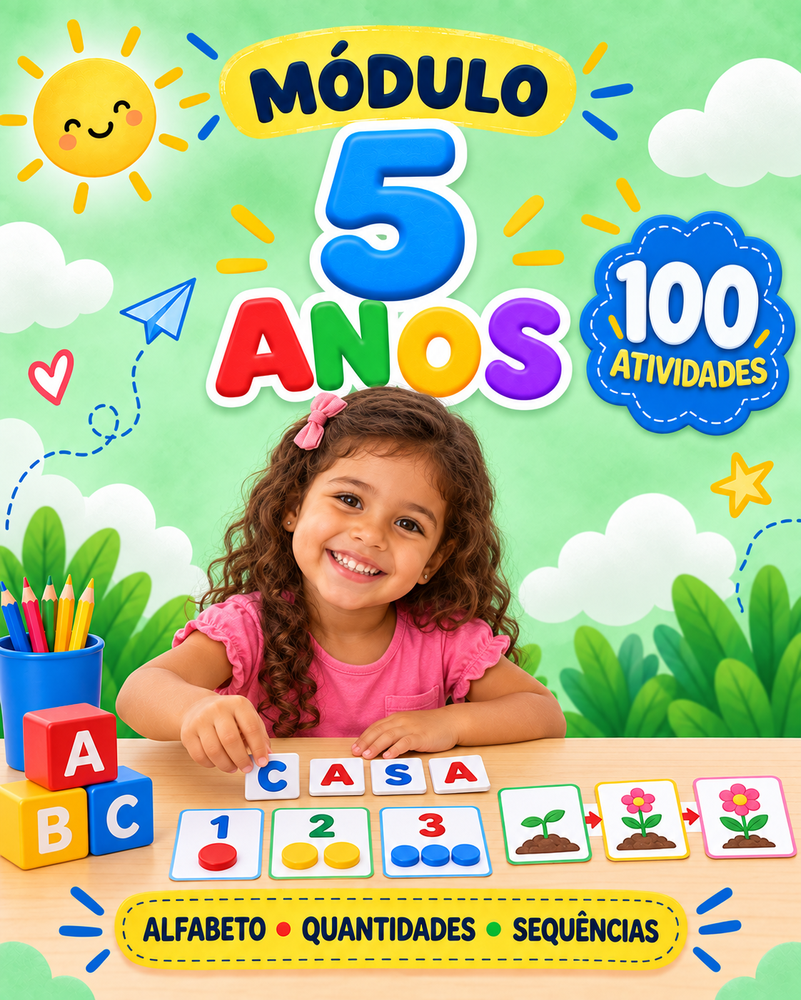 Capa do módulo de atividades para 5 anos