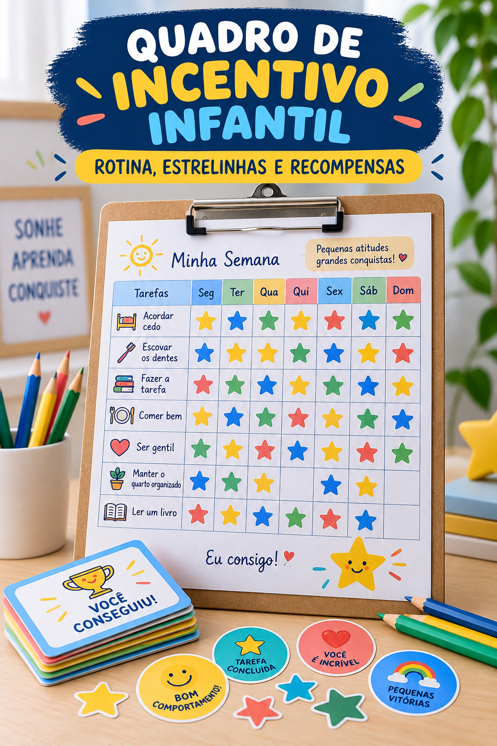 Quadro de incentivo e recompensas