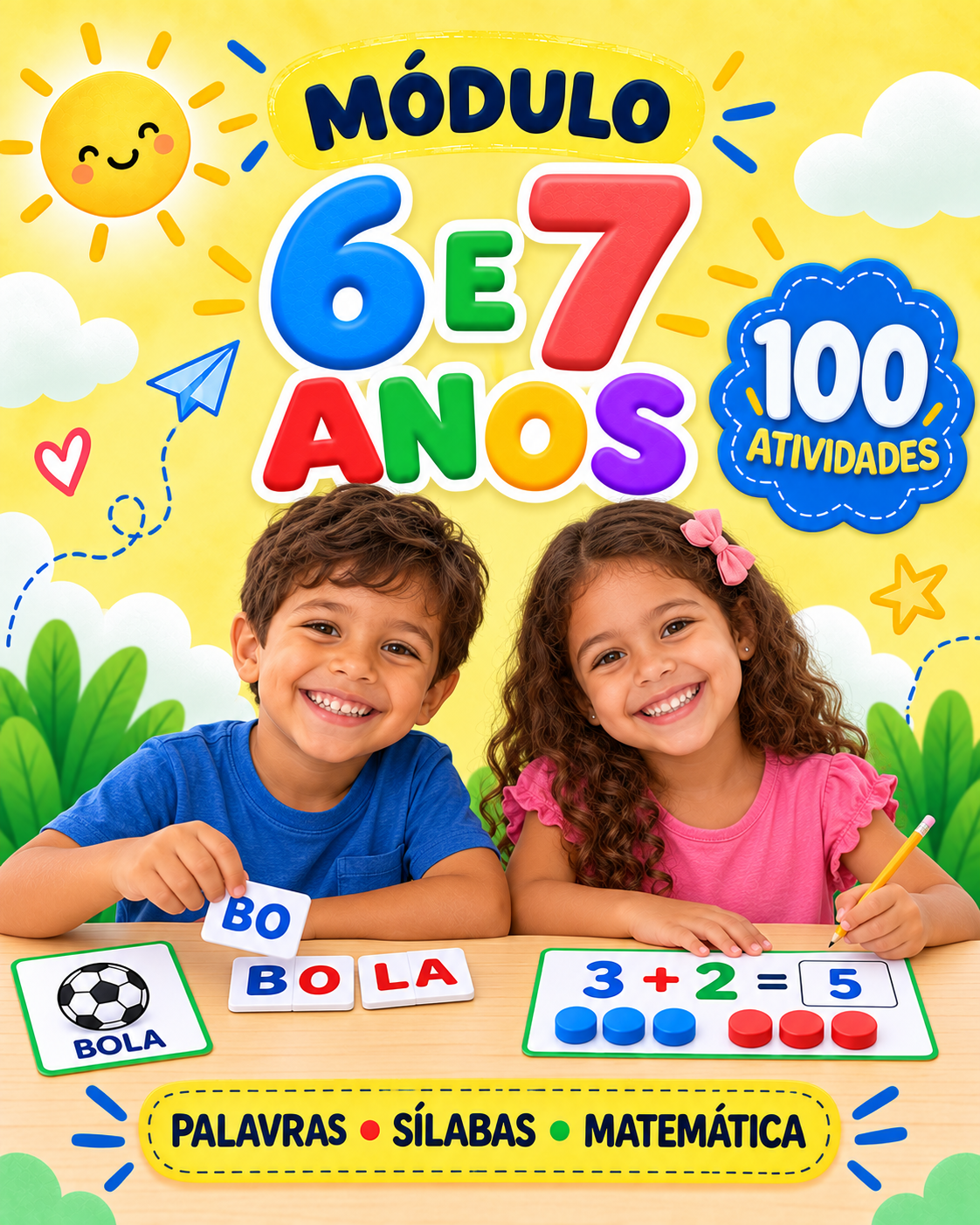 Capa do módulo de atividades para 6 e 7 anos