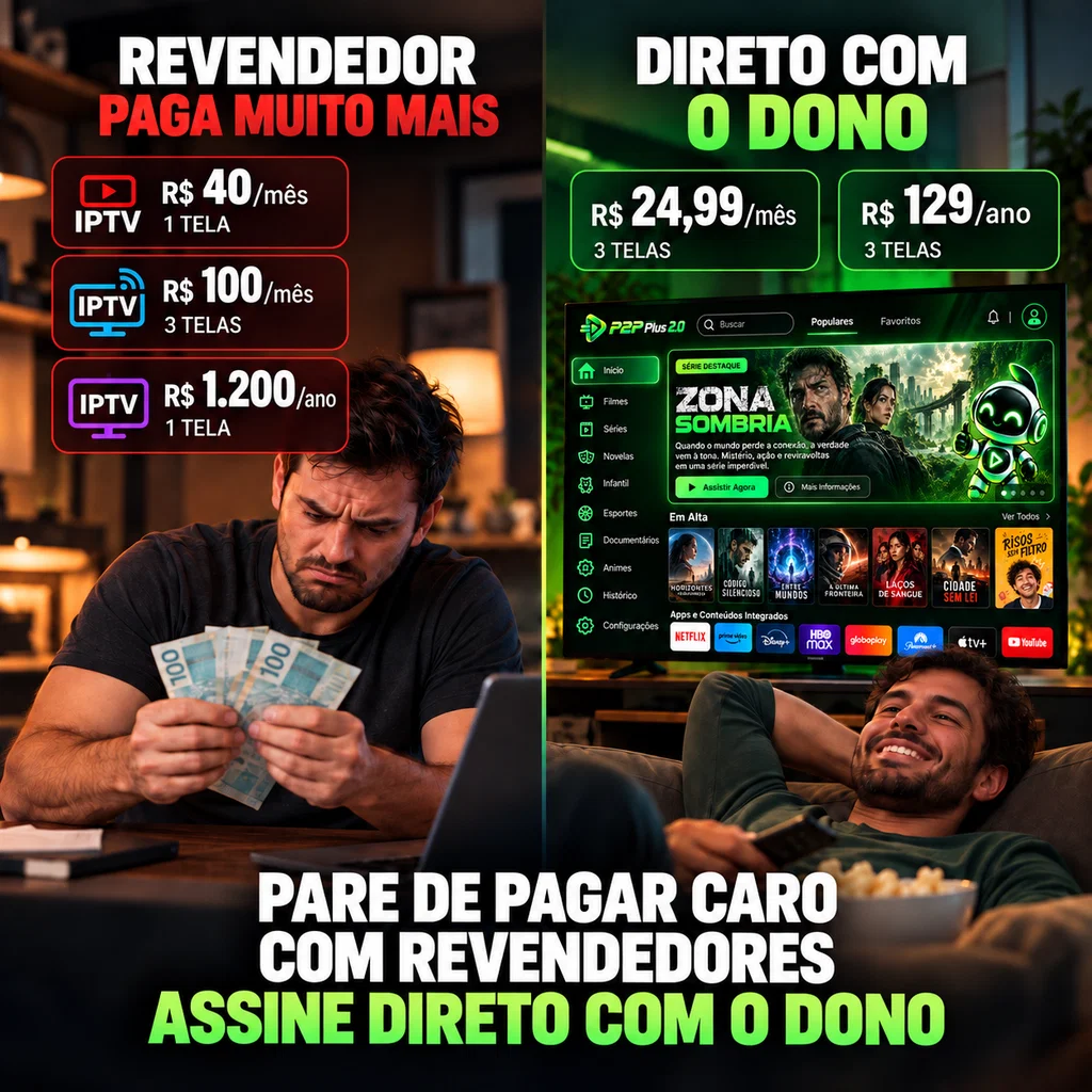 O melhor preço: 3 telas por 1 — P2P PLUS 2.0