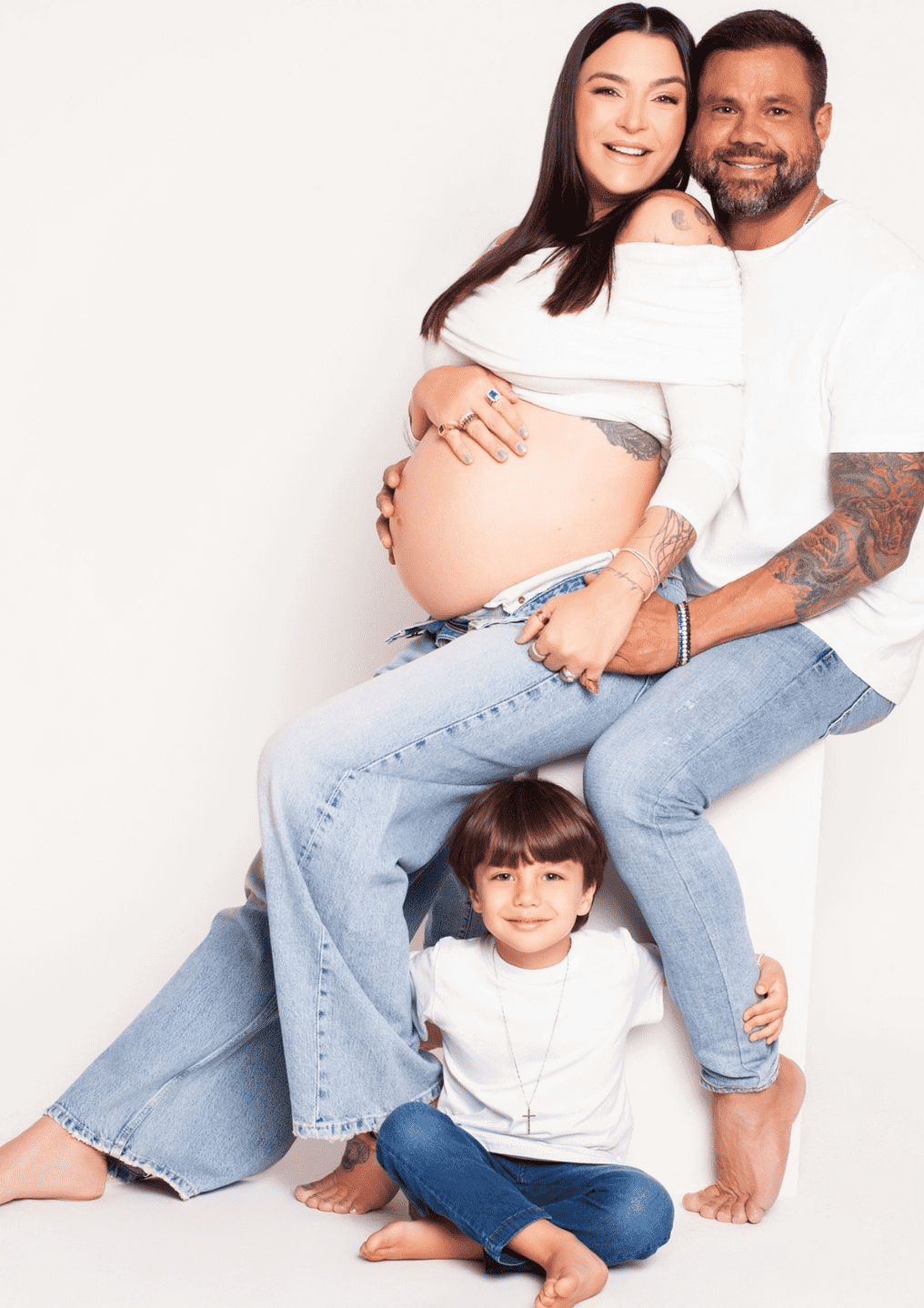 Ensaio gestante e família