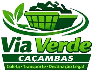 Logo Via Verde Caçambas – Coleta, Transporte e Destinação Legal