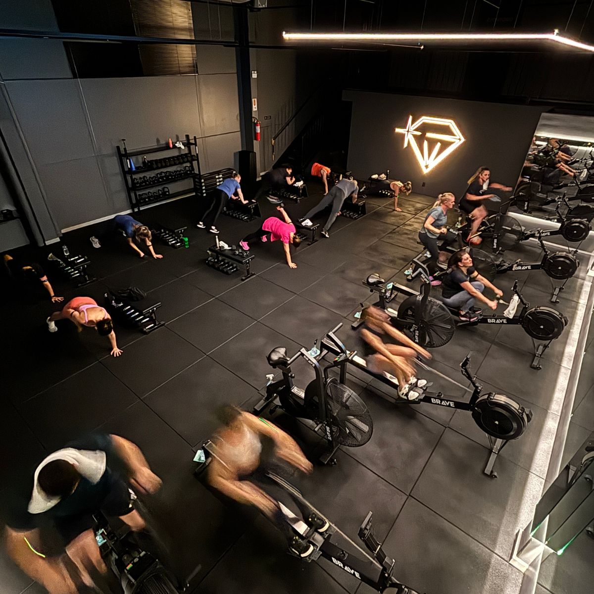 Equipamentos de treino da Diamond Bootcamp