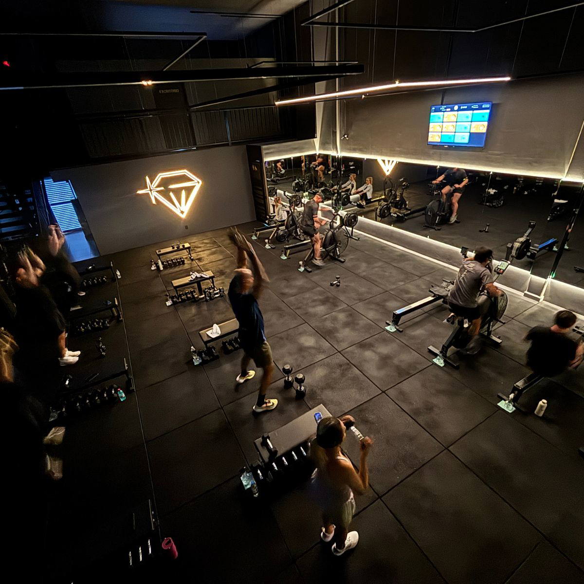 Equipamentos de treino da Diamond Bootcamp