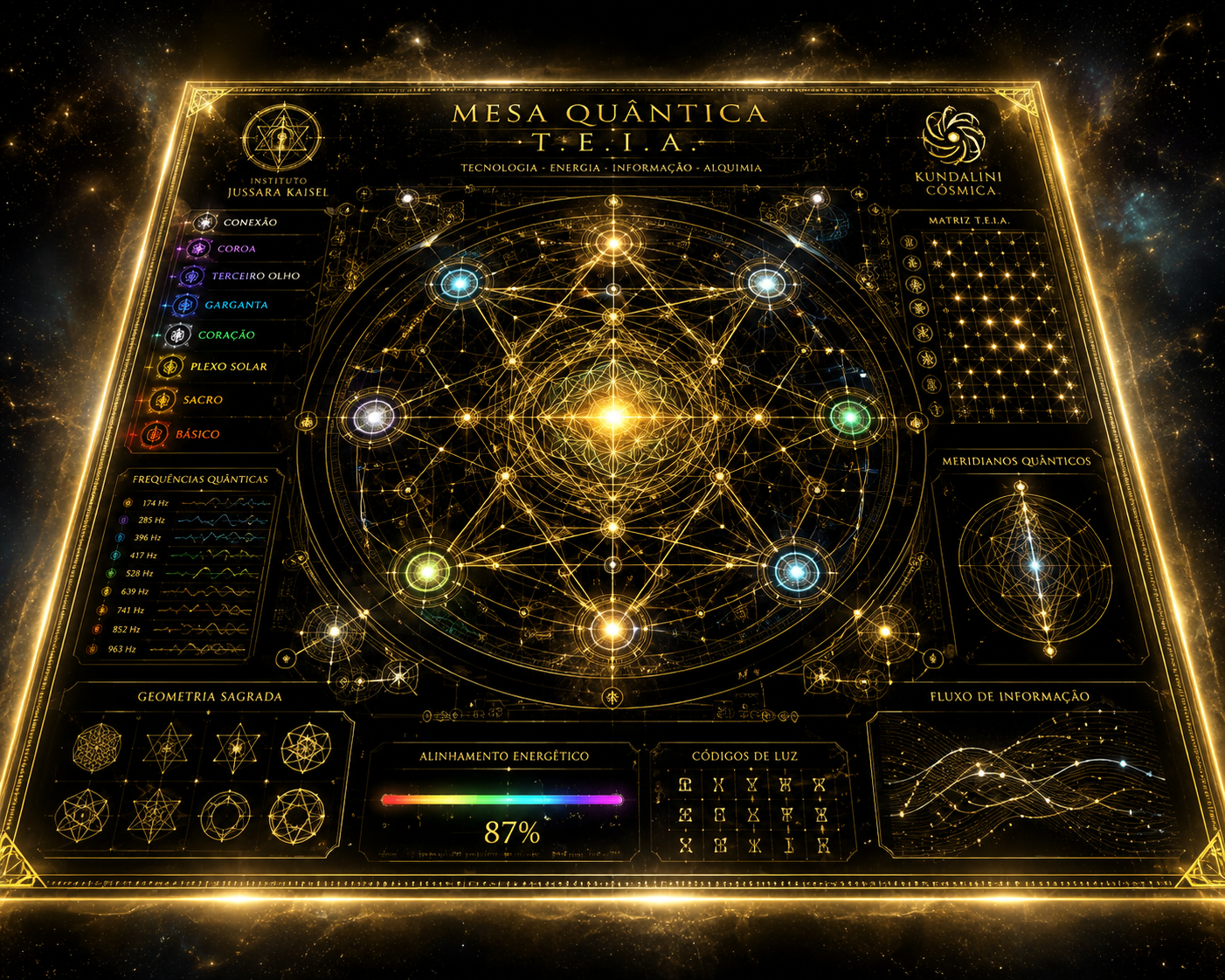 Mesa Quântica Divina Presença