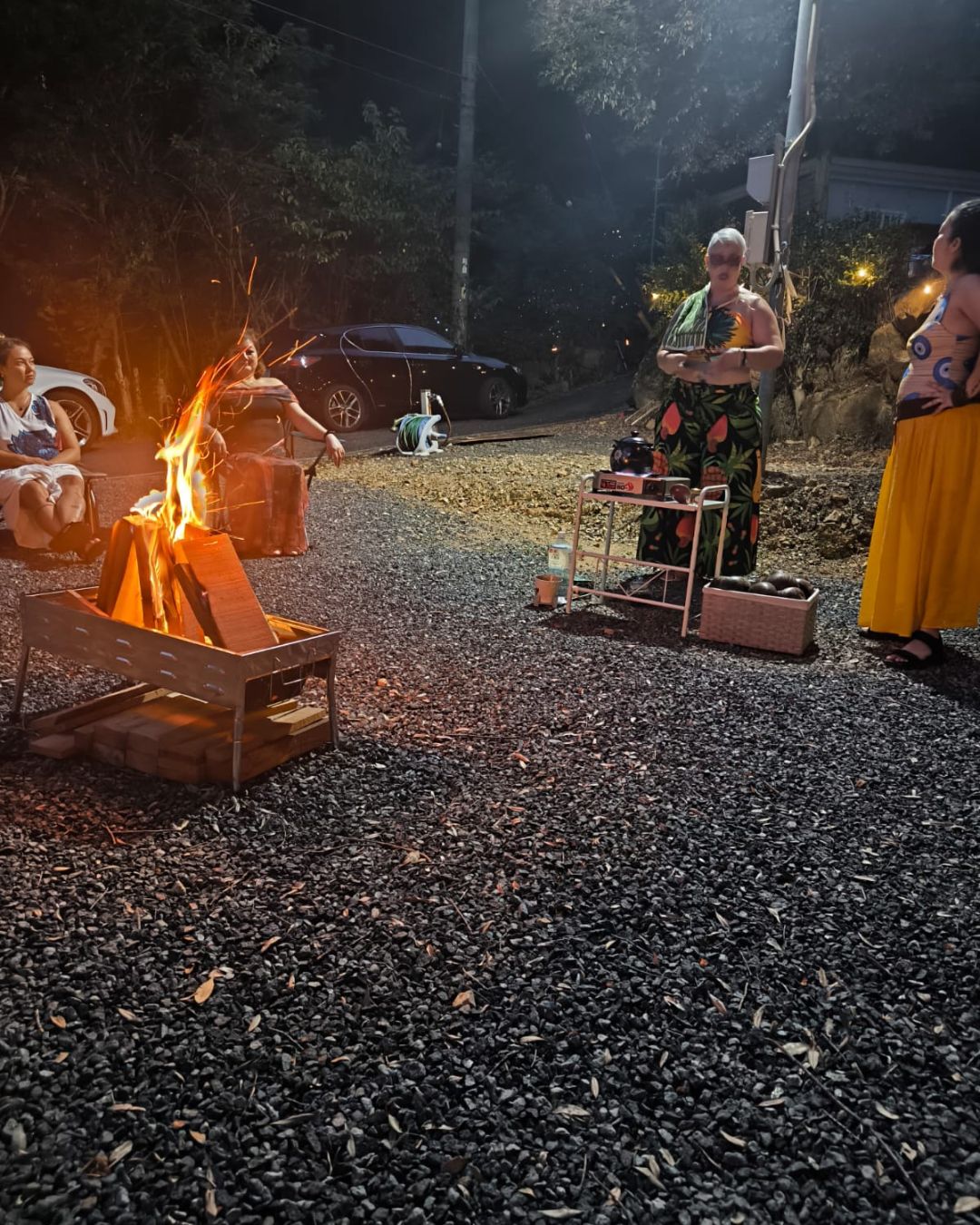 Mago em ritual da Casa do Feitiço