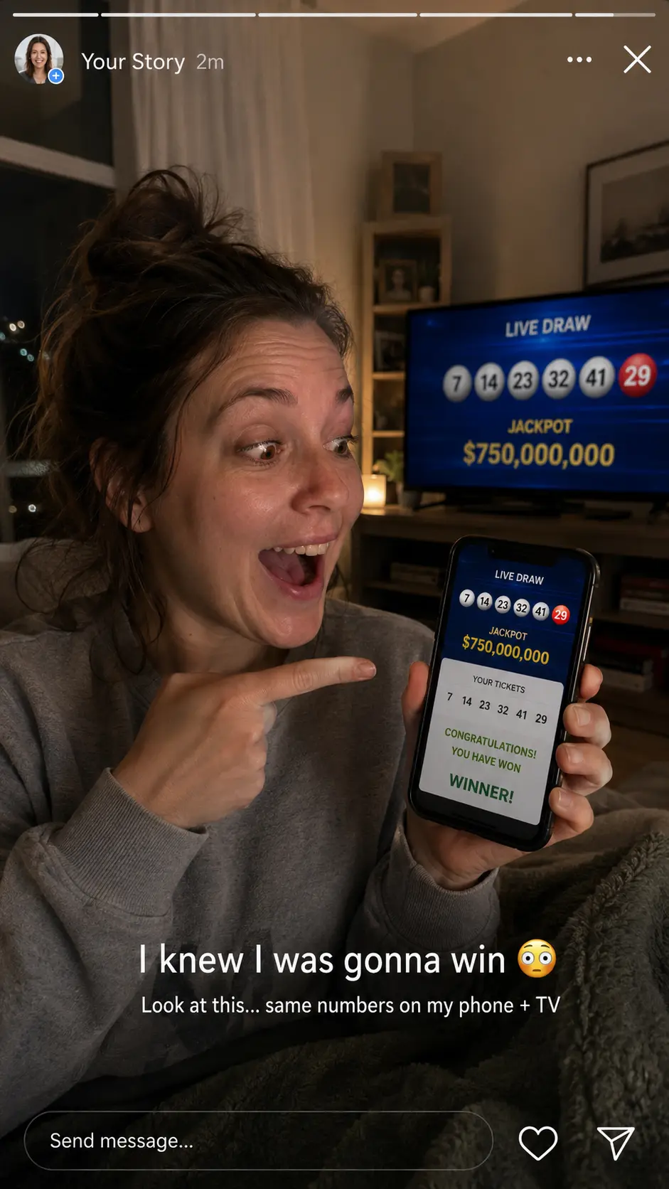 AI analyzing lottery number patterns before a draw