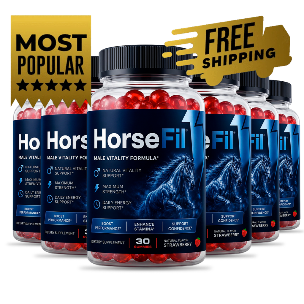 HorseFil bottles - natural men's vitality formula