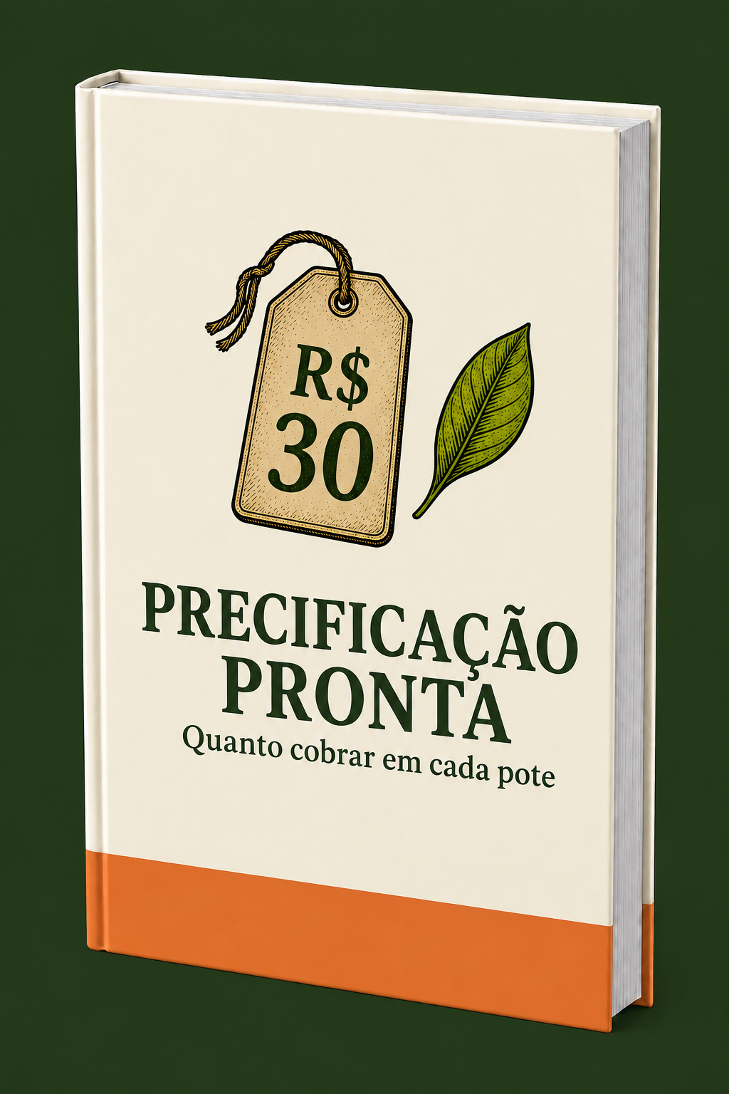 Capa da precificação pronta: quanto cobrar em cada pote