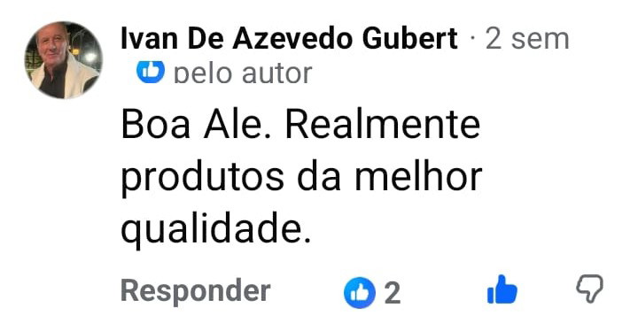 Comentário real de cliente: Realmente produtos da melhor qualidade