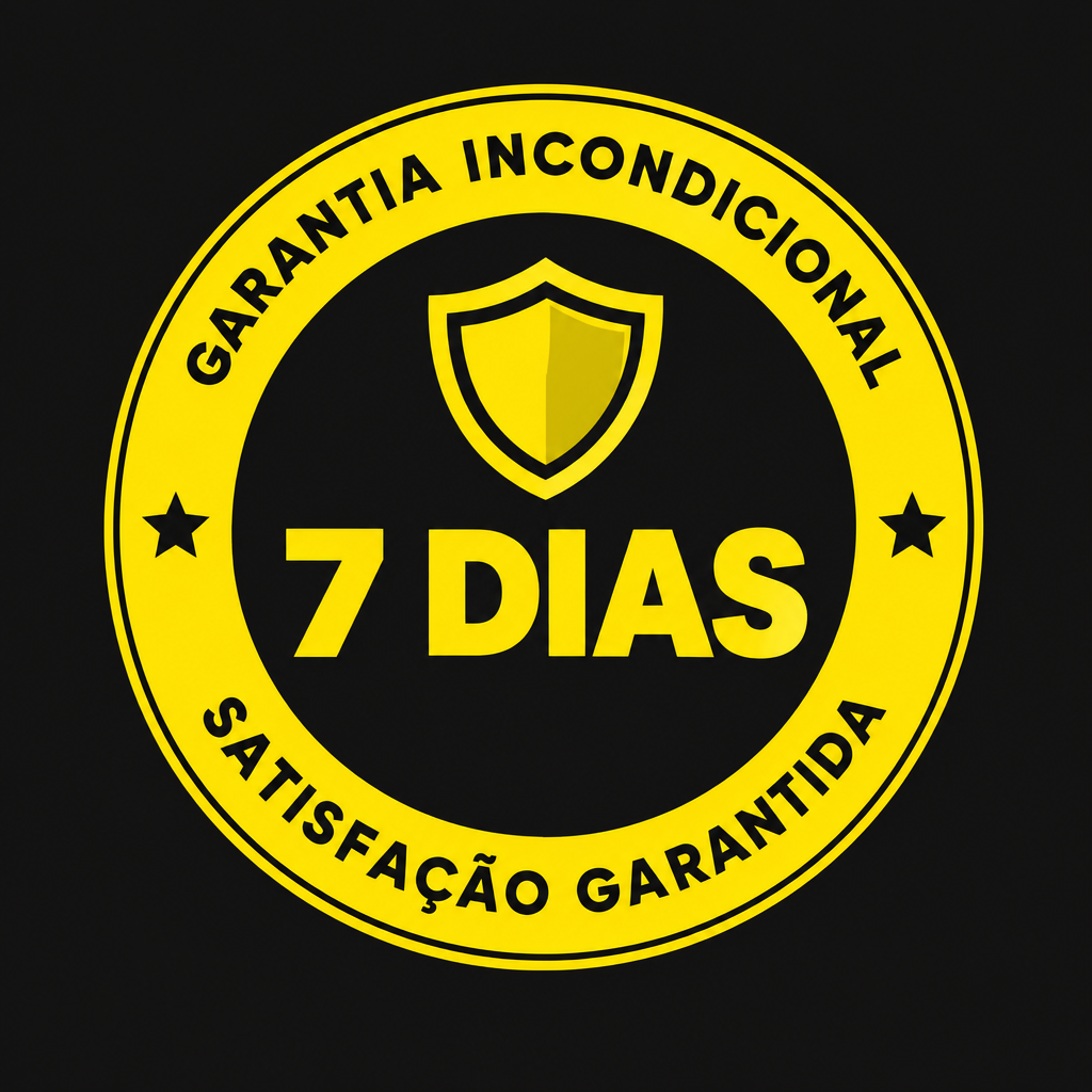 Selo de garantia incondicional de 7 dias