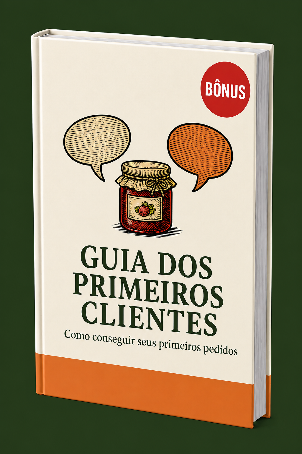 Bônus: capa do guia dos primeiros clientes