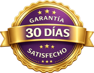 Sello: garantía de satisfacción de 30 días