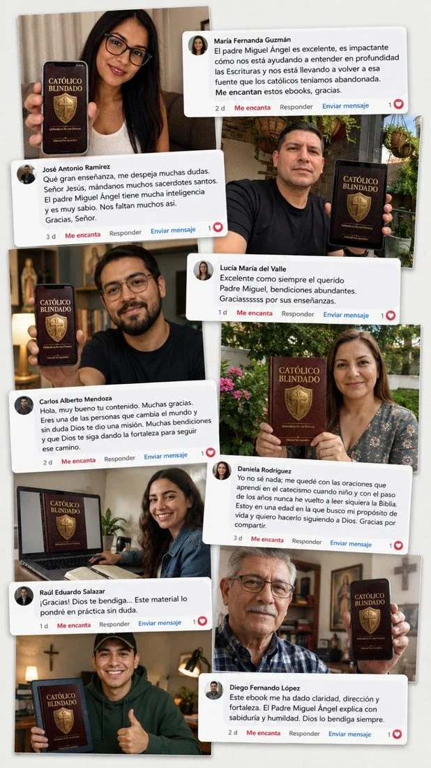 Comentarios de lectores en redes sociales sobre Católico Blindado