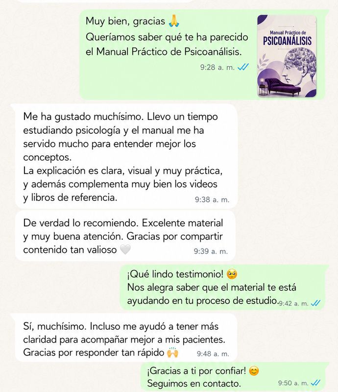 Comentarios de Instagram de compradoras del manual
