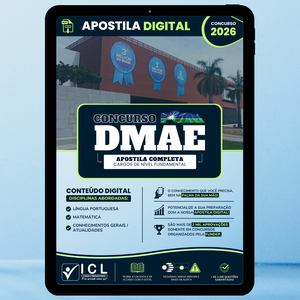 Apostila Digital Completa - Cargos de Nivel Fundamental - Concurso DMAE