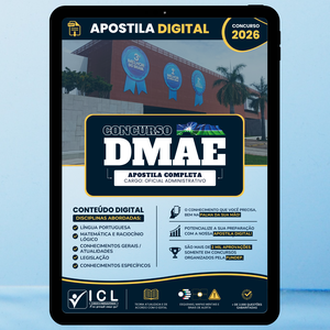 Apostila Digital Completa - Cargo Oficial Administrativo - Concurso DMAE