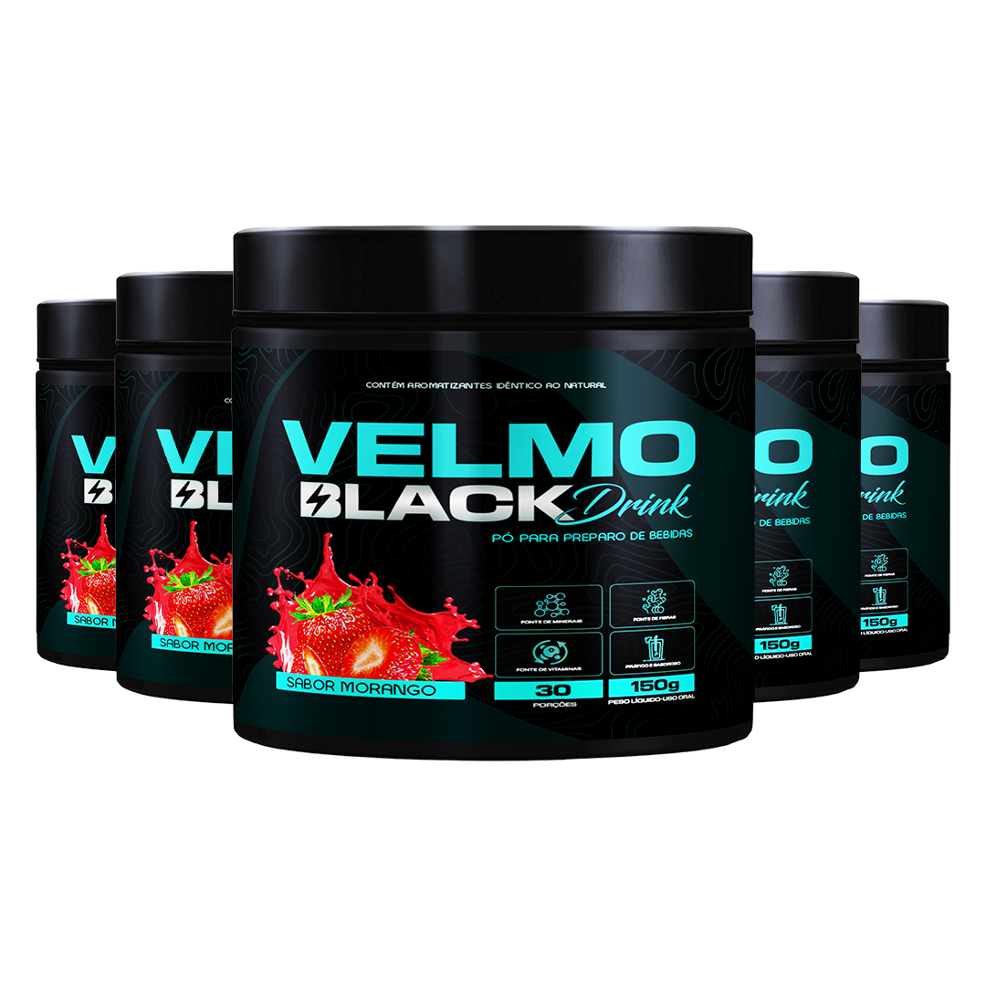 Velmo Black Drink Morango