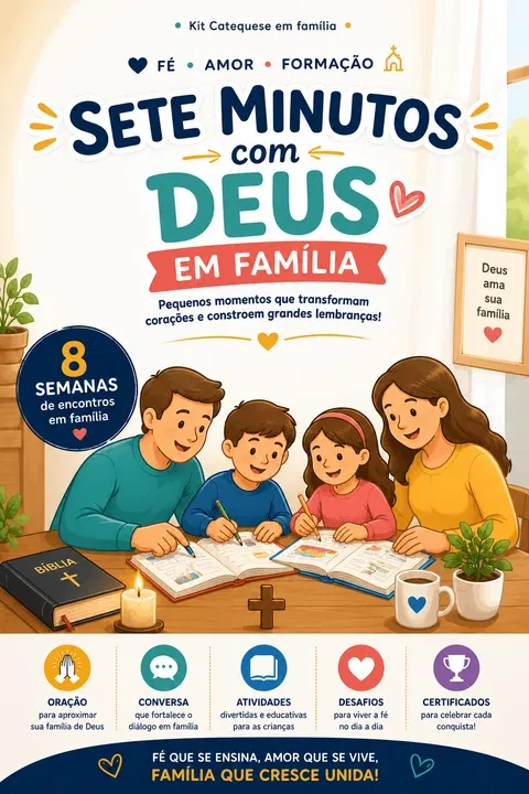 Capa completa de Sete Minutos com Deus em Família