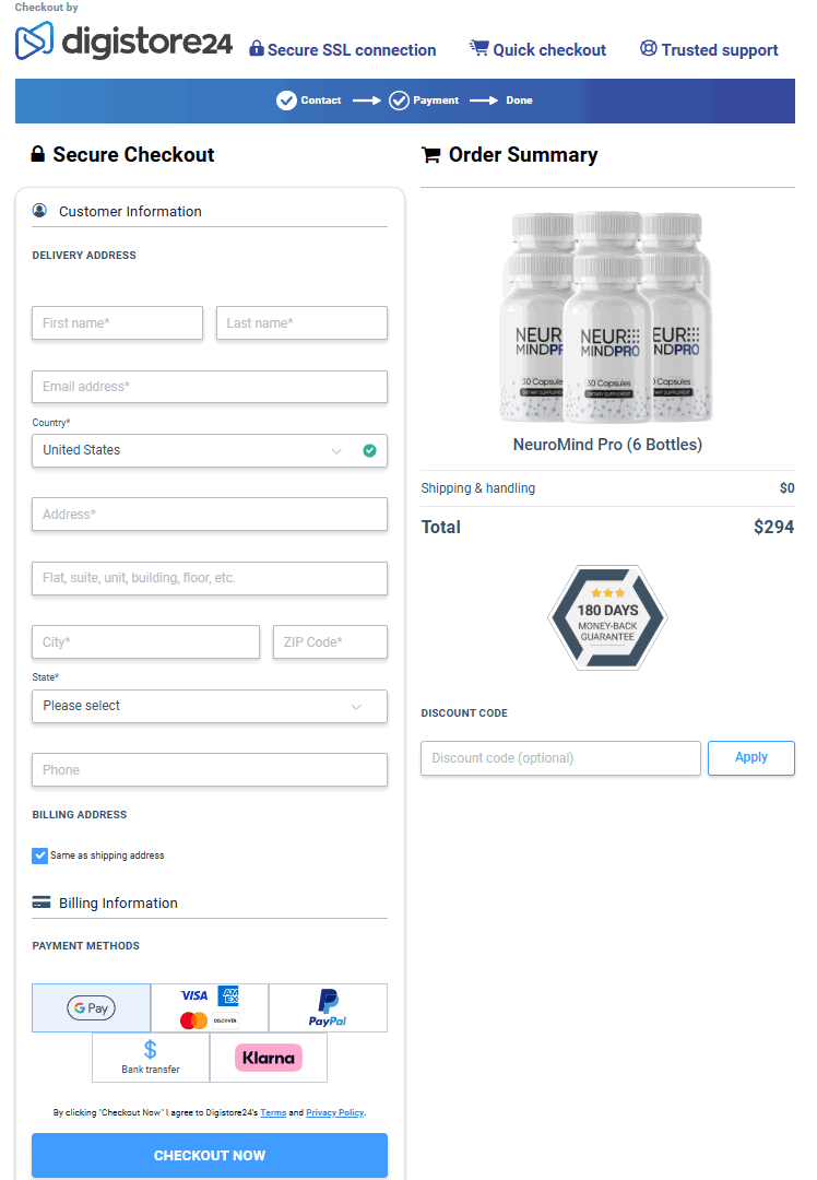Secure Checkout