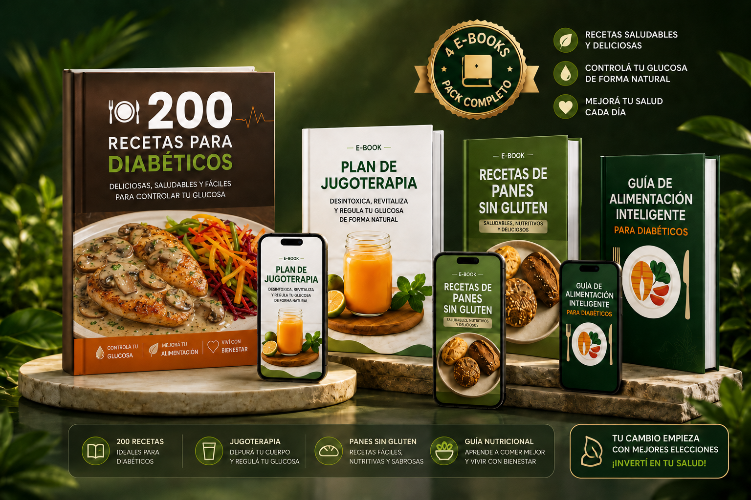 Recetario y 3 regalos digitales
