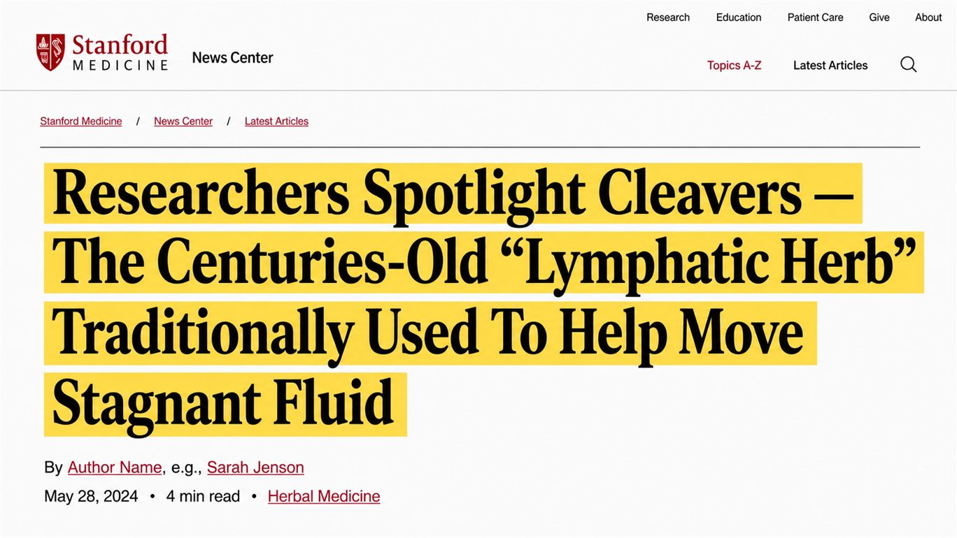 News headline about cleavers