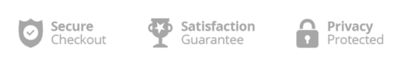 Secure Checkout - Satisfaction Guarantee - Privacy Protected