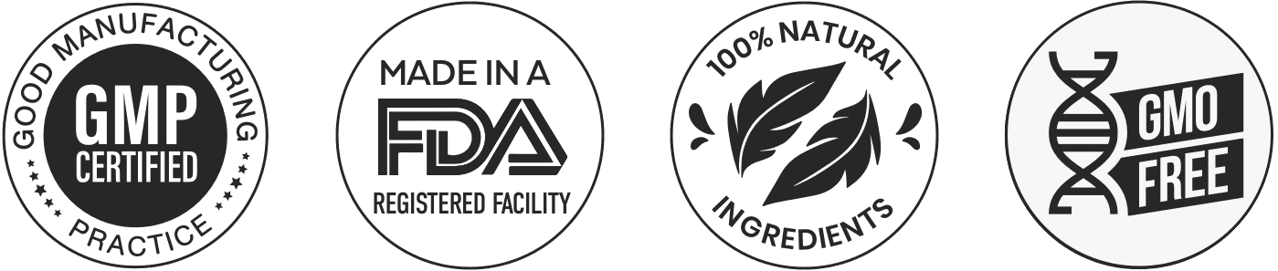 GMP Certified | FDA Registered | 100% Natural | GMO Free