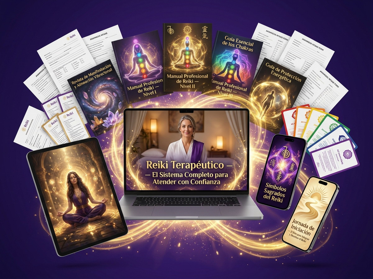 Kit Profissional de Reiki — todos os materiais