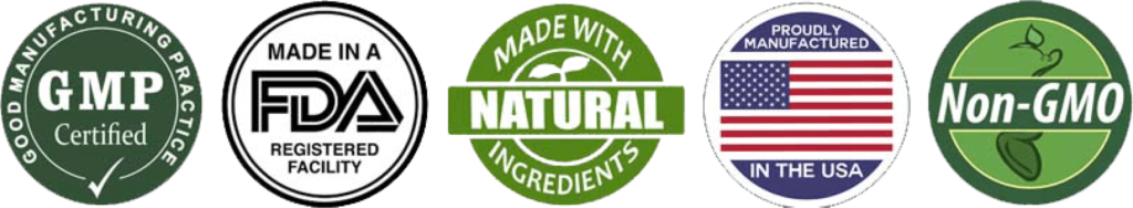 GMP FDA Natural Non-GMO Made in USA