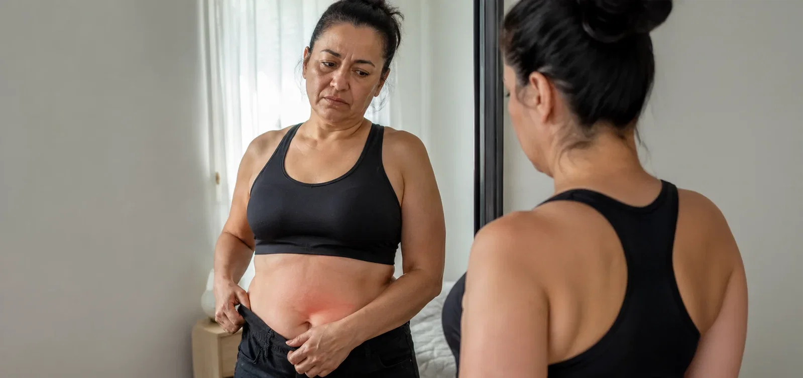 Representação visual sobre peso, saúde e inflamação silenciosa