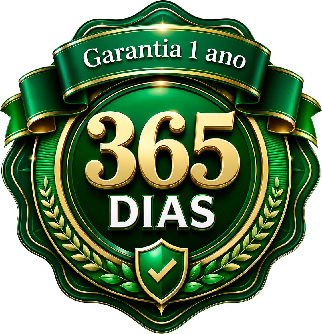 Selo de garantia 365 dias