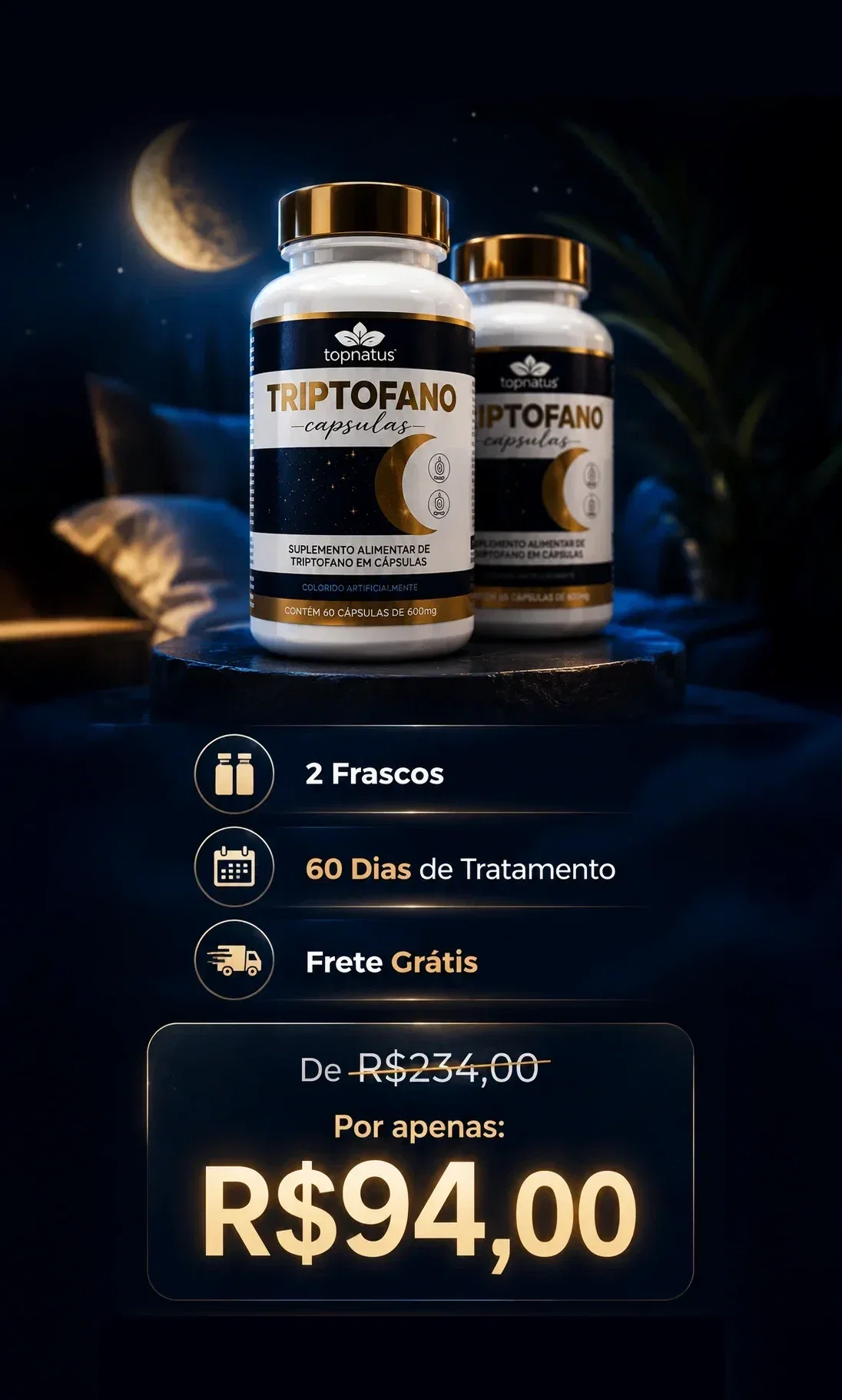Dois Frascos Triptofano
