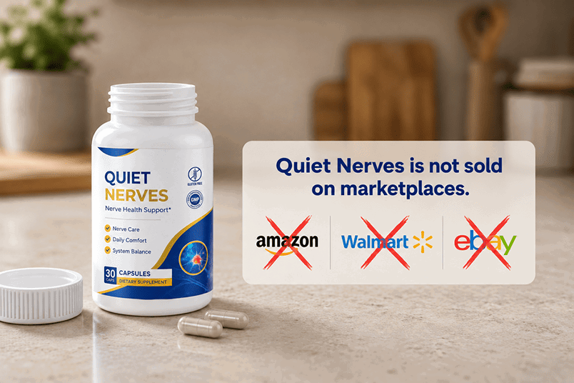 Quiet Nerves is not sold on marketplaces