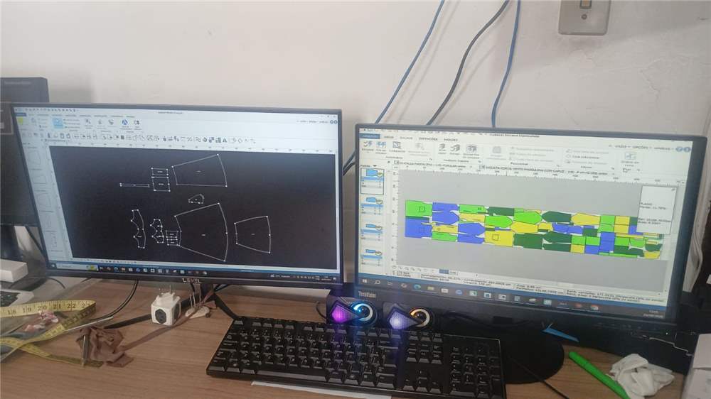 Modelagem e encaixe de moldes no sistema Audaces Vestuário