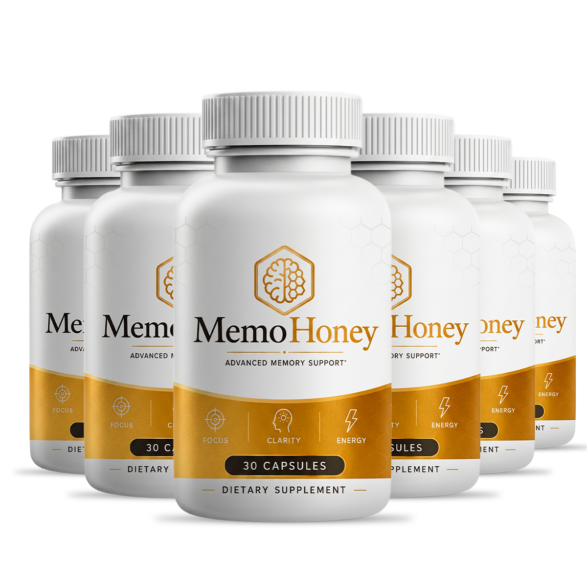 MemoHoney supplement bottles